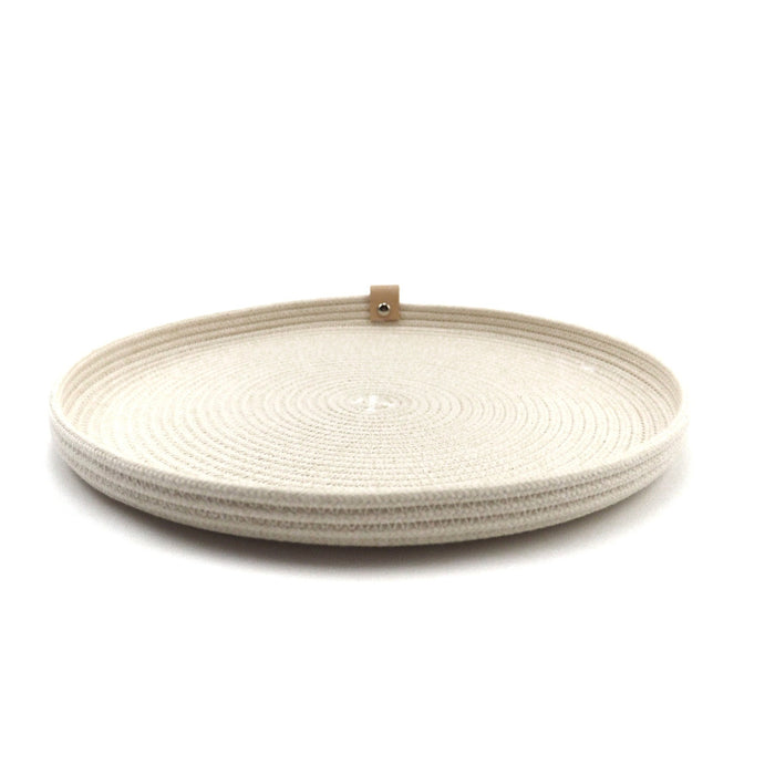 Plate Low Ecru