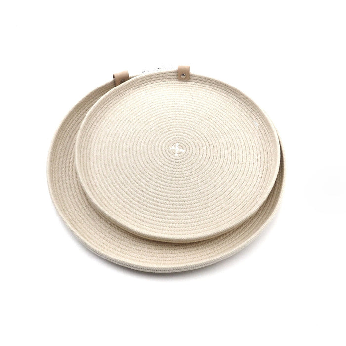 Plate Low Ecru