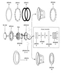 PU456S Certikin Slim Liner Niche With Flex Conduit, Gasket, Screws For PU9 Light