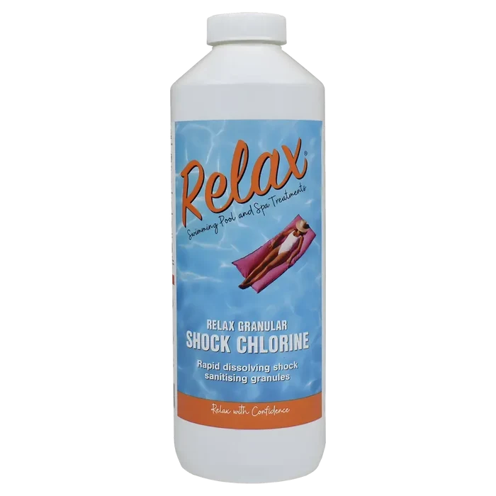 Relax Chlorine Shock Granules 1kg - H2oFun.co.uk