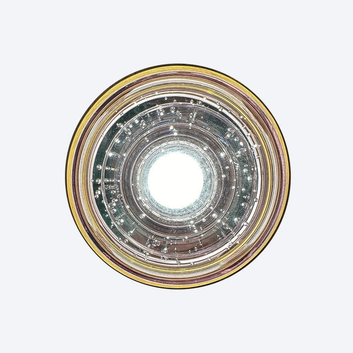 SPRITZ WALL LIGHT ALUMINIUM ACRYLIC BRASS and SMOKE