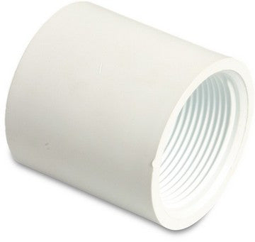 Swimming Pool Female Threaded Socket 1.5 Inch White PVC - H2oFun.co.uk