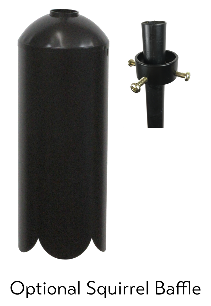 Optional squirrel baffle