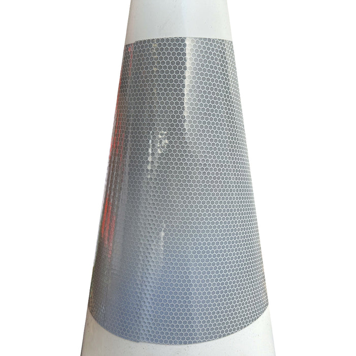 Traffic Cone - Reflective White - 700mm