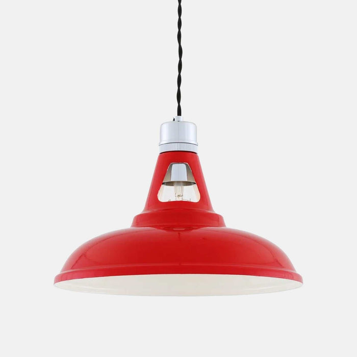Vienna Industrial Pendant Light with minimalist design and warm Edison bulb glow in modern kitchen setting